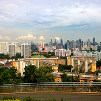 Buy canvas prints of Singapore from Mt Faber by Mark McDermott