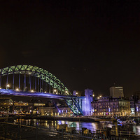 Buy canvas prints of  Newcastle Upon Tyne Bridge and Quayside  by Kevin Duffy