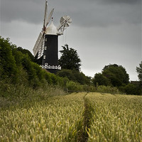 Buy canvas prints of Skidby windmill by Leon Conway