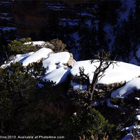 Buy canvas prints of Snowy rocks by Lee Mullins