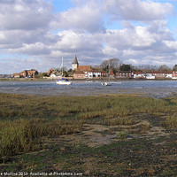 Buy canvas prints of Bosham from Shore Road by Lee Mullins