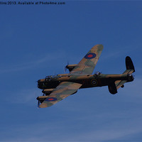 Buy canvas prints of Avro Lancaster bomber by Lee Mullins