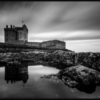 Buy canvas prints of Broughty Ferry Castle by Jon  Crowther