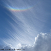 Buy canvas prints of Rainbow cloud by George Bruce