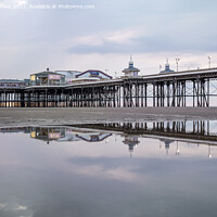 Buy canvas prints of Amazing Reflections of North Pier Blackpool by Gary Kenyon