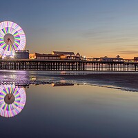 Buy canvas prints of Central Pier Big Wheel at Blackpool by Gary Kenyon