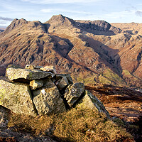Buy canvas prints of Langdale Pikes From Lingmoor Fell by Gary Kenyon