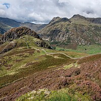 Buy canvas prints of The Langdales and Side Pike by Gary Kenyon