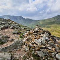 Buy canvas prints of On Route To Helvellyn by Gary Kenyon