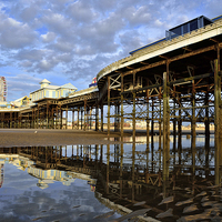 Buy canvas prints of Central Pier Blackpool by Gary Kenyon