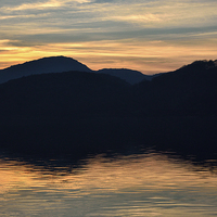 Buy canvas prints of Coniston Sunset by Gary Kenyon