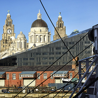 Buy canvas prints of Liverpool Liver Building by Gary Kenyon