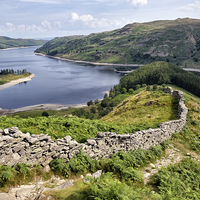 Buy canvas prints of Looking Down on Haweswater by Gary Kenyon