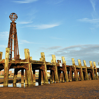 Buy canvas prints of St Annes Pier Of The Past by Gary Kenyon