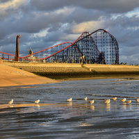 Buy canvas prints of The Big One Blackpool by Gary Kenyon