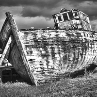 Buy canvas prints of  The Good Hope Wooden Boat by Gary Kenyon