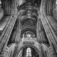 Buy canvas prints of  Liverpool Cathedral by Gary Kenyon