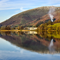 Buy canvas prints of  Grasmere Reflections by Gary Kenyon