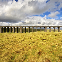 Buy canvas prints of  Ribblehead Viaduct North Yorkshire by Gary Kenyon
