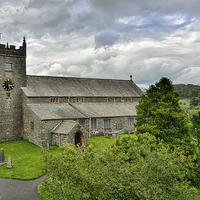 Buy canvas prints of  St Michael and All Angels Church Hawkshead by Gary Kenyon