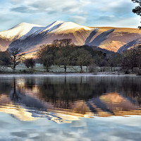 Buy canvas prints of  Snow Capped Fells by Gary Kenyon