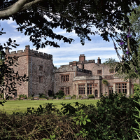 Buy canvas prints of  Through The Tree's And Bushes At Muncaster Castle by Gary Kenyon
