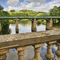 Buy canvas prints of  Bridges Over The River Lune by Gary Kenyon