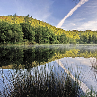 Buy canvas prints of  Misty Waters Of Yew Tree Tarn by Gary Kenyon