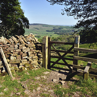 Buy canvas prints of Lancashire Countryside in the Trough Of Bowland by Gary Kenyon