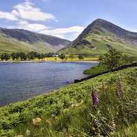 Buy canvas prints of  View Of Fleetwith Pike At Buttermere by Gary Kenyon