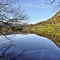 Buy canvas prints of  Rydalwater Refelections by Gary Kenyon