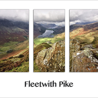 Buy canvas prints of  Fleetwith Pike Triptych by Gary Kenyon