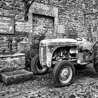 Buy canvas prints of  Grey Ferguson Tractor by Gary Kenyon
