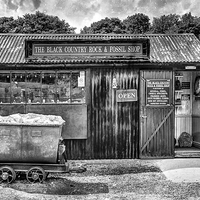 Buy canvas prints of  Black Country Rock & Fossil Shop by Gary Kenyon