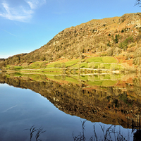 Buy canvas prints of  Grasmere and Rydal Reflections by Gary Kenyon