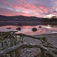 Buy canvas prints of  Sunrise at Derwentwater by Gary Kenyon
