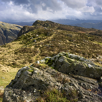 Buy canvas prints of  View From The Top Of Fleetwith Pike by Gary Kenyon