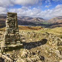 Buy canvas prints of  Loughrigg Fell Lake Distrcit by Gary Kenyon