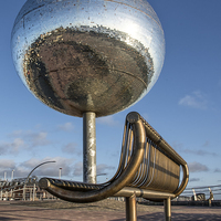 Buy canvas prints of  Blackpool's Mirror Ball by Gary Kenyon