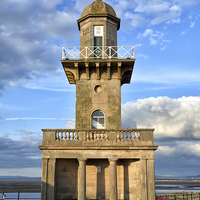Buy canvas prints of Old Light House Fleetwood by Gary Kenyon