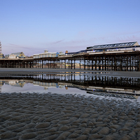 Buy canvas prints of Central Pier Reflections by Gary Kenyon