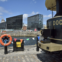 Buy canvas prints of  Albert Docks and Views Of Liverpool by Gary Kenyon