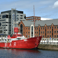 Buy canvas prints of  Liverpool BAR Boat by Gary Kenyon