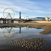 Buy canvas prints of  Blackpool Refelction by Gary Kenyon