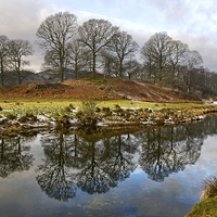 Buy canvas prints of  River Brathay Reflections  by Gary Kenyon
