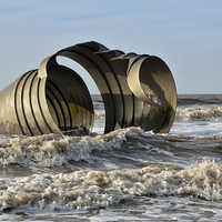 Buy canvas prints of Mary's Shell Cleveleys by Gary Kenyon