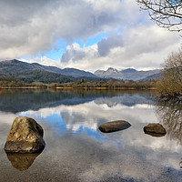 Buy canvas prints of Elterwater Reflections by Gary Kenyon