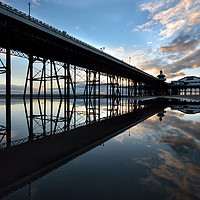 Buy canvas prints of North Pier Reflections by Gary Kenyon