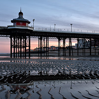 Buy canvas prints of Early Morning at North Pier Blackpool by Gary Kenyon
