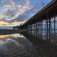 Buy canvas prints of Last Light At North Pier by Gary Kenyon